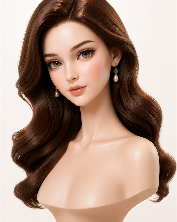 3D doll · pastel studio