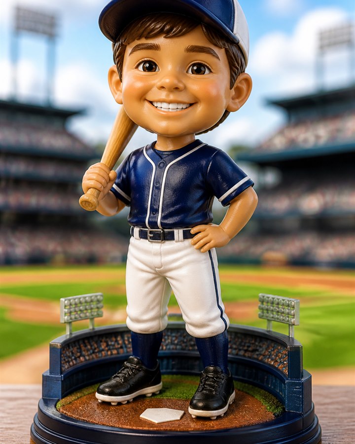 AI Baseball Bobblehead Generator