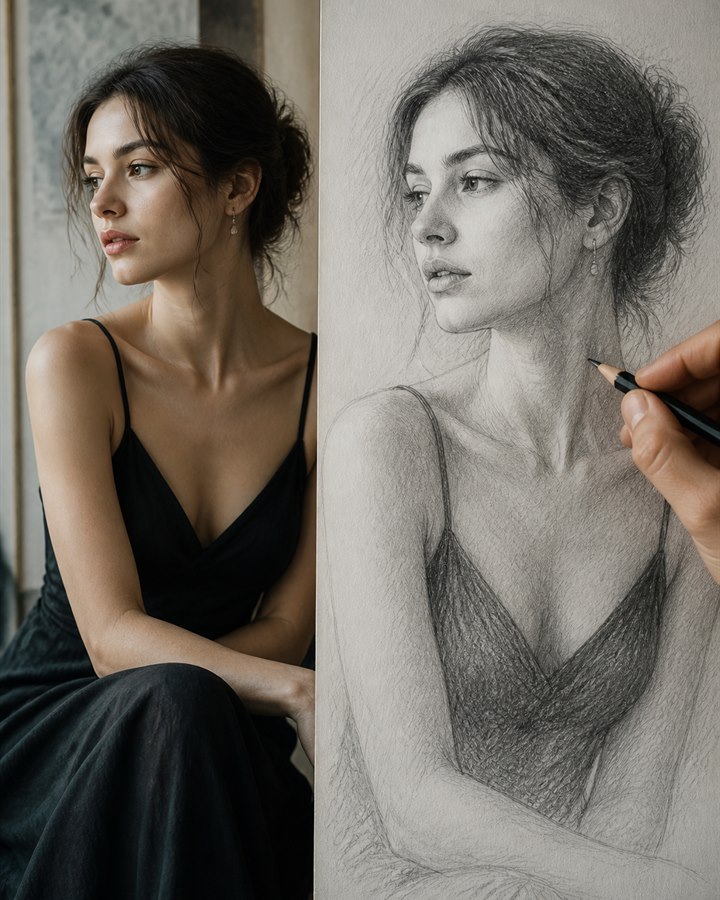 AI Pencil Portrait Generator