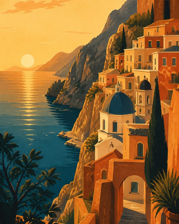 Travel poster · type composition